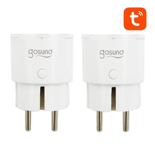 Gosund SP111 3680W 16A WiFi intelligens aljzat, Tuya 2 db-os csomagban