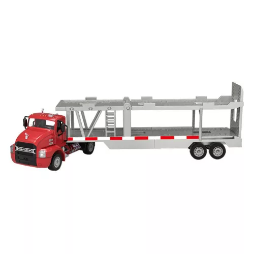 Távirányítható teherautó 1:26 Double Eagle (piros) (Car Transporter) E583-003