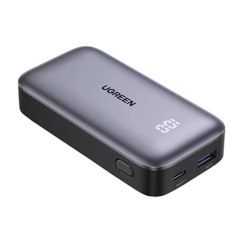 UGREEN Nexode PB502 powerbank, 10000mAh, USB + USB-C, 30W PD (fekete)