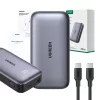 UGREEN Nexode PB502 powerbank, 10000mAh, USB + USB-C, 30W PD (fekete)