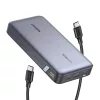 UGREEN PB205 powerbank 25000mAh, USB + 2x USB-C, 145W PD (szürke)