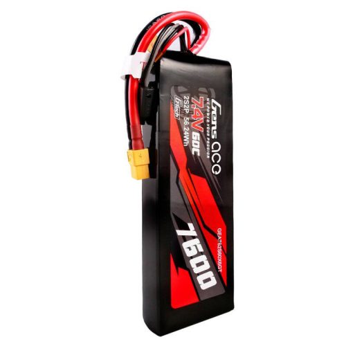 Gens ace G-Tech 7600mAh 7.4V 60C 2S2P Lipo akkumulátor PC mat