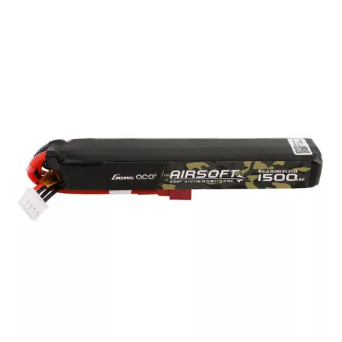 Gens ace 25C 1500mAh 3S1P 11.1V Airsoft Gun Lipo akkumulátor T PLug csatlakozóval