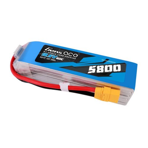 Gens ace 5800mAh 60C 18.5V 5S1P Lipo akkumulátor XT90 csatlakozóval