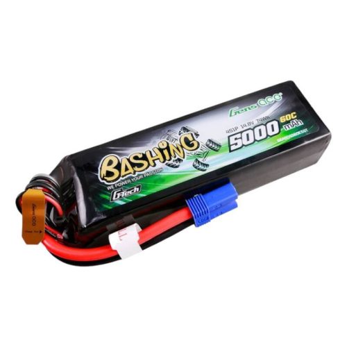 Gens ace G-Tech 5000mAh 14.8V 4S1P 60C Lipo akkumulátor EC5 Bashing Series csatlakozóval