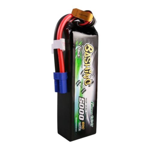 Gens ace G-Tech 5000mAh 14.8V 4S1P 60C Lipo akkumulátor EC5 Bashing Series csatlakozóval