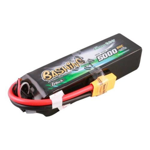 Gens ace G-Tech 5000mAh 14.8V 4S1P 60C Lipo akkumulátor XT90 Bashing Series csatlakozóval