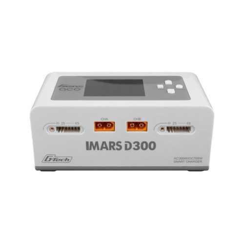 Gens ace IMARS D300 G-Tech Channel AC/DC 300W/700W RC töltő (fehér)