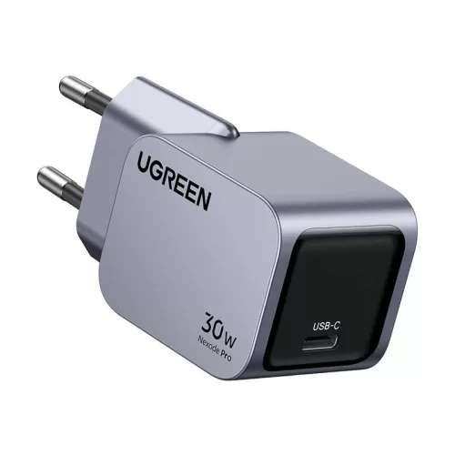 UGREEN Nexode Pro fali töltő, 30W, USB-C (szürke)