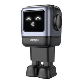   UGREEN Nexode RG (Robot GaN) hálózati töltő, 2x USB + USB-C, 65W (szürke)