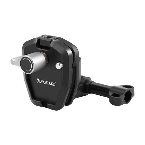 Motoros szélvédő rögzítő klip PULUZ akciókamerákhoz (DJI Osmo Action 4, GoPro Hero 12, Insta360 Ace Pro / X4)(fekete)
