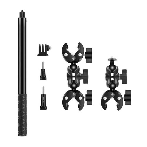 Motorkerékpár/kerékpár tartó PULUZ egyetlen bilinccsel és szelfibottal 150 cm