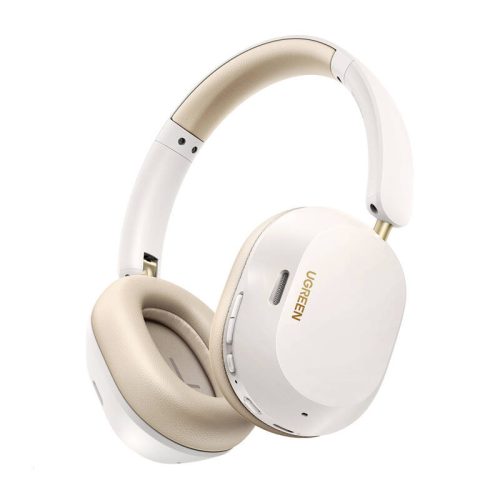 UGREEN HiTune Max 5C vezeték nélküli fejhallgató, Hybrid ANC, Bluetooth 5.4 (fehér)
