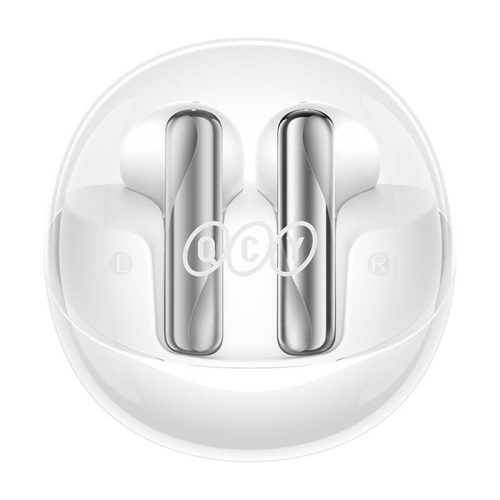 TWS QCY AilyBuds Clear T32 fejhallgató (fehér)
