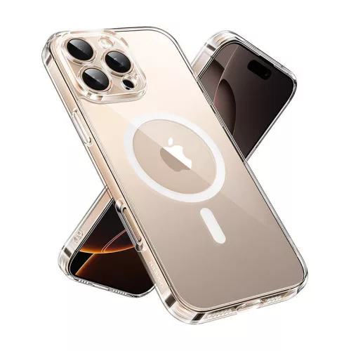 UGREEN CA111 MagSafe iPhone 16 Pro tok, sárgulásgátló (átlátszó)