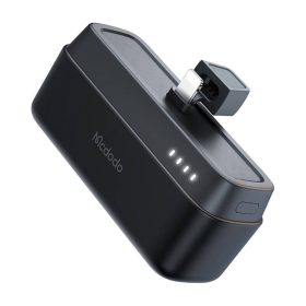  Mcdodo Power Bank MC-6281 20W, 5000mAh Lightning csatlakozóval (fekete)