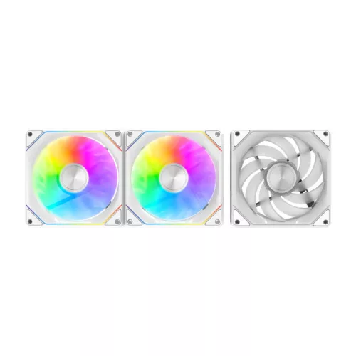 Darkflash Gauss G24 3 az 1-ben számítógépes ventilátorok (fehér)