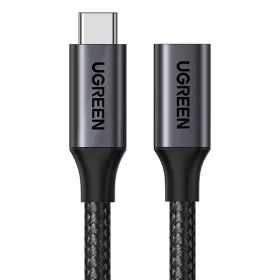   UGREEN US372 USB-C-USB-C Gen2 hosszabbító kábel, 1m (fekete)