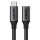 UGREEN US372 USB-C-USB-C Gen2 hosszabbító kábel, 1m (fekete)