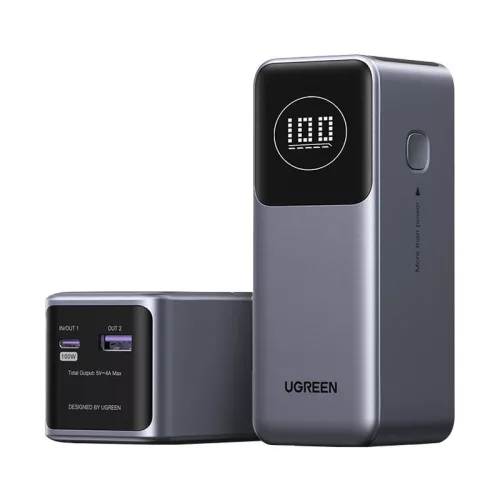 UGREEN Nexode PB724 powerbank, 12000mAh, USB-C + USB, 100W