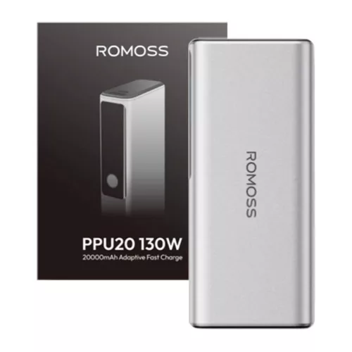 Romoss PPU20 20000mAh 130W Powerbank (ezüst)