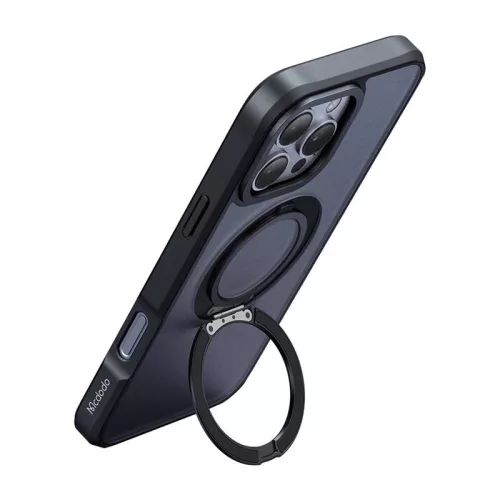 McDodo PC-4932 MagSafe tok iPhone 16 Pro készülékhez állvánnyal (fekete)