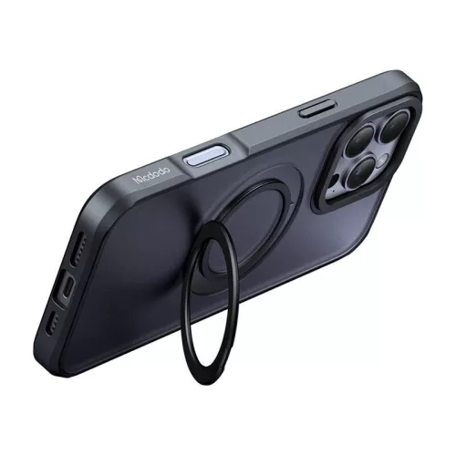 McDodo PC-4932 MagSafe tok iPhone 16 Pro készülékhez állvánnyal (fekete)