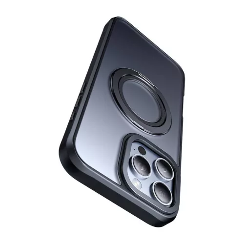 McDodo PC-4932 MagSafe tok iPhone 16 Pro készülékhez állvánnyal (fekete)