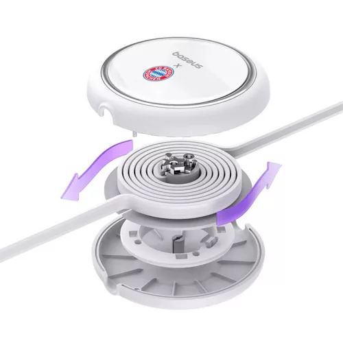 Baseus USB-C-USB-C 100W töltőkábel (fehér) Bayern Edition