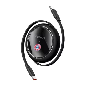   Baseus USB-C-USB-C 100W töltőkábel (fekete) Bayern Edition