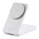 UGREEN W528 2 az 1-ben iPhone/AirPods vezeték nélküli töltő, 20W (fehér)