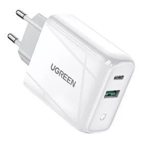 UGREEN CD170 hálózati töltő, USB + USB-C, 36W (fehér)