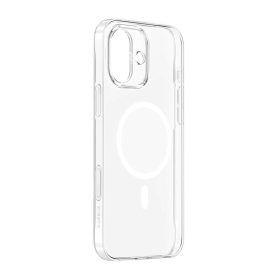 Baseus iP16 TouchButton mágneses telefontok (átlátszó)