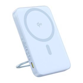   Baseus PicoGo mágneses powerbank állvánnyal, Qi2, 5000mAh, 20W (kék)