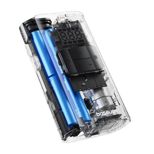 Baseus PrimeTrip VA1 2 az 1-ben pumpa zseblámpával fekete