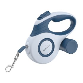   Rojeco A12 5M automata behúzható kutyapóráz, 5 méter (kék)