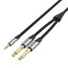 Audiokábel mini jack 3,5 mm-es jack 6,35 mm-es férfi Vention BARHK 8m
