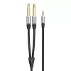 Audiokábel mini jack 3,5 mm-es jack 6,35 mm-es hím Vention BARHL 10m