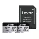 2 db Lexar High-Performance Silver Plus microSDXC 2x128GB memóriakártya + adapter