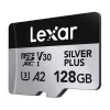 2 db Lexar High-Performance Silver Plus microSDXC 2x128GB memóriakártya + adapter