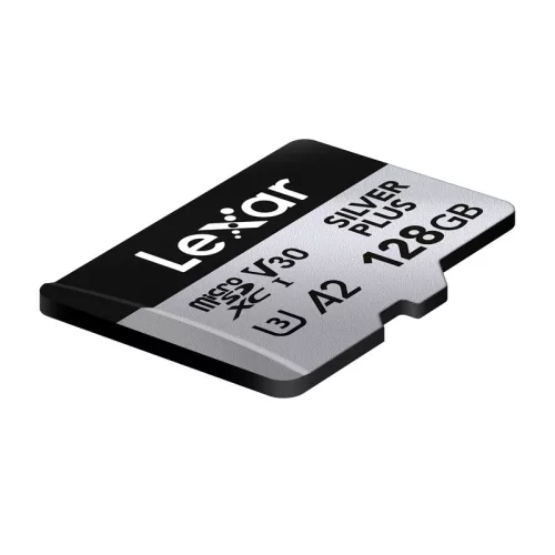 2 db Lexar High-Performance Silver Plus microSDXC 2x128GB memóriakártya + adapter