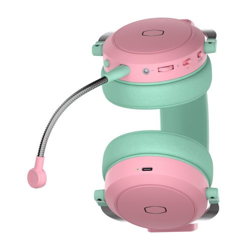 Cooler Master CH351-MC gaming fejhallgató (zöld-rózsaszín)