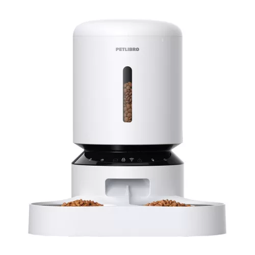 Petlibro Granary ételadagoló dupla tállal, Wifi, 5L(fehér)