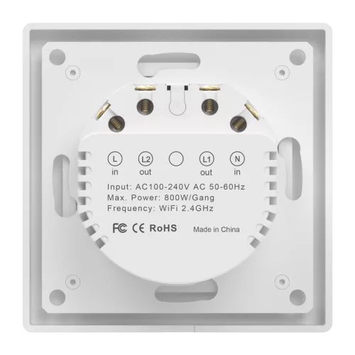 Avatto TS20-EU-W2 WiFi érintős fénykapcsoló