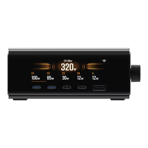 EcoFlow RAPID Pro 320W-os dokkolóállomás, 4xUSB-C, 1xUSB-A, GaN