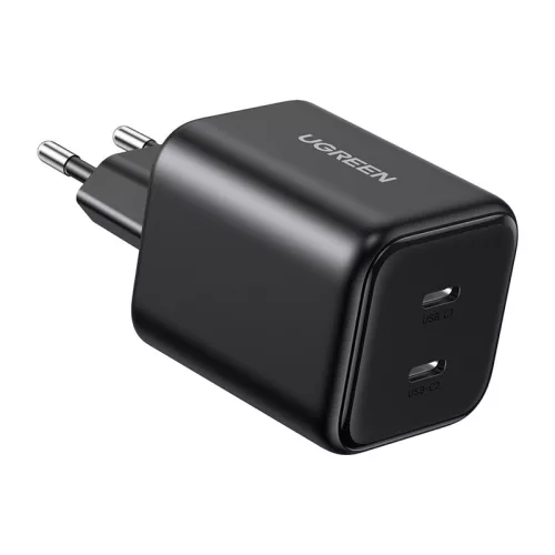 UGREEN X526 USB-C kettős töltő, 45 W (fekete)