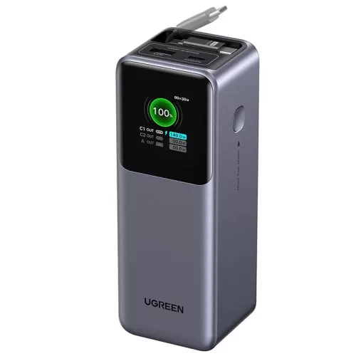 UGREEN PB726 powerbank, 20000mAh, 165 W (szürke)