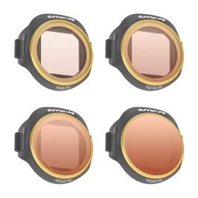   4 darabos Sunnylife ND8/PL + ND16/PL + ND32/PL + ND64/PL szűrőkészlet MINI 5 Pro készülékhez