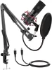 Kondenzátor mikrofon állvánnyal Fifine T732 (fekete)