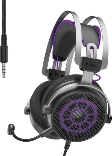 Fifine H18 játék fejhallgató (fekete)